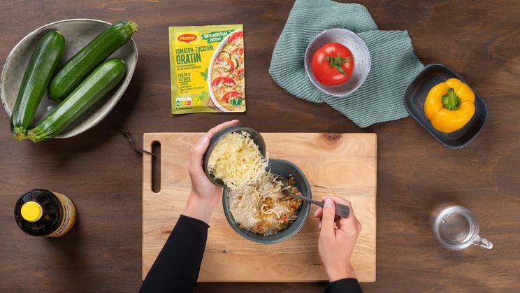 Sommergemüse-Gratin mit Knusperkruste