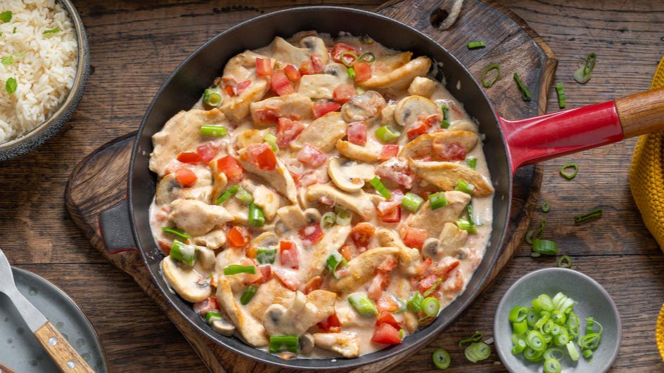 Hähnchengeschnetzeltes "Pomodori"