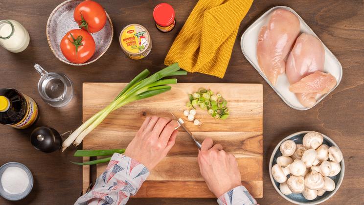 Hähnchengeschnetzeltes "Pomodori"