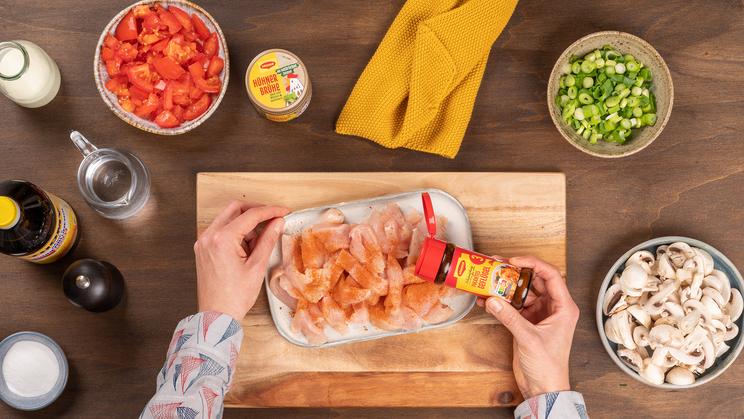 Hähnchengeschnetzeltes "Pomodori"