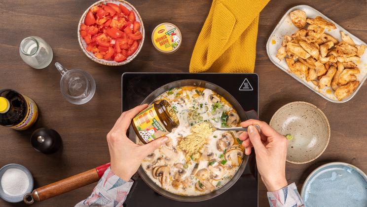 Hähnchengeschnetzeltes "Pomodori"