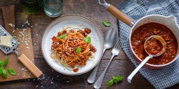 Schnelle Spaghetti Bolognese