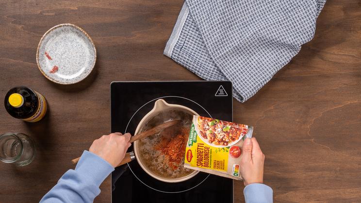 Schnelle Spaghetti Bolognese