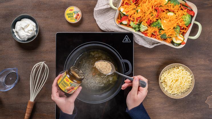 Bunter Gemüseauflauf