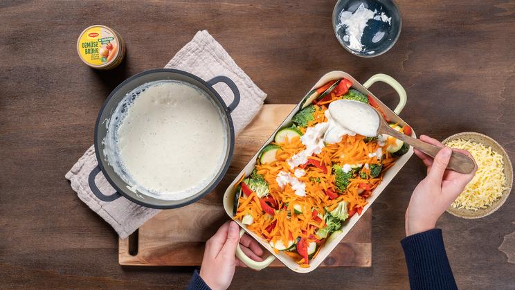 Bunter Gemüseauflauf