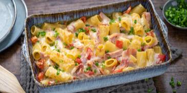 Ein schneller und einfacher Nudelauflauf