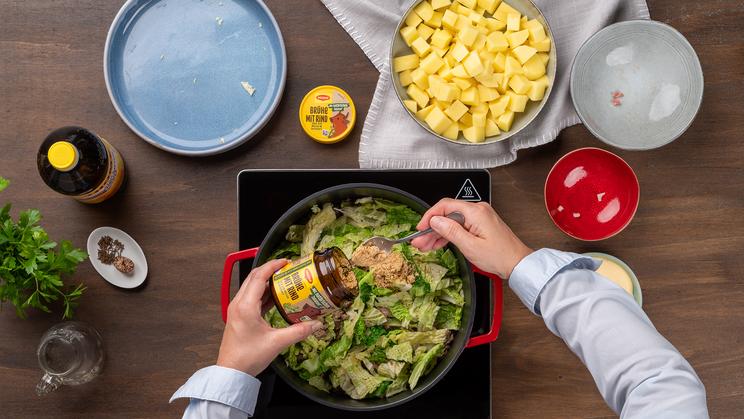 Wirsing-Kartoffel-Eintopf mit Hackfleisch