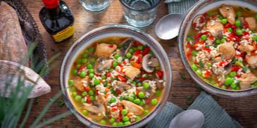 Hühner-Reis-Eintopf