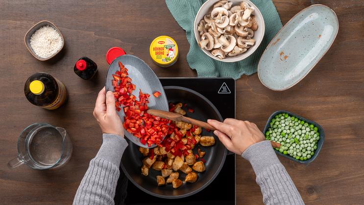 Hühner-Reis-Eintopf