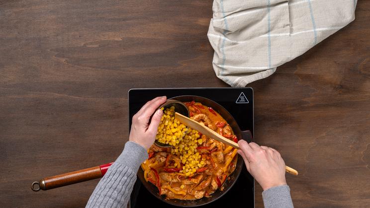 Putengeschnetzeltes mit Paprika