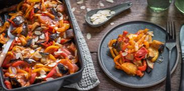 Auberginen-Paprika-Topf