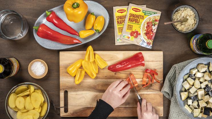 Auberginen-Paprika-Topf