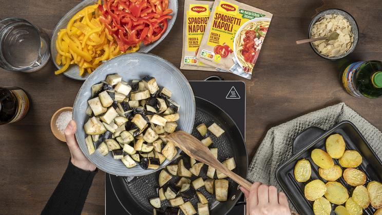 Auberginen-Paprika-Topf