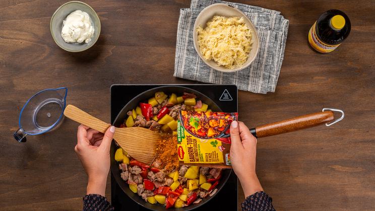 Bauerntopf mit Sauerkraut