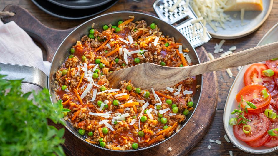 Reispfanne "Bolognese"