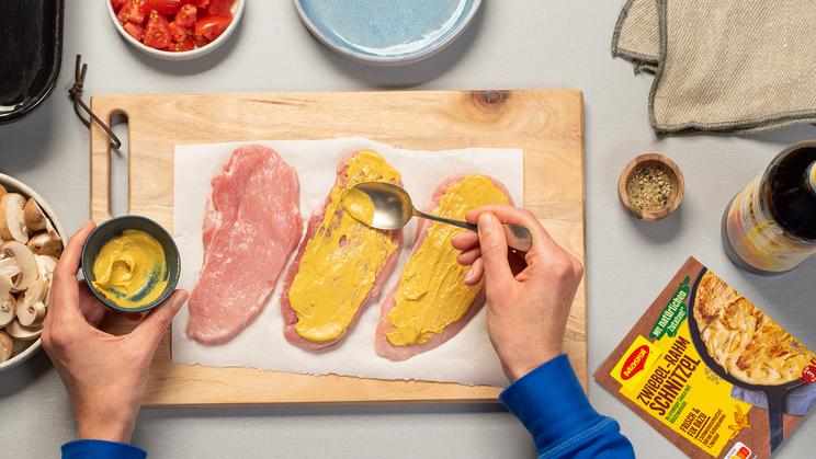Ofenschnitzel "Jäger Art"