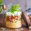 Couscous-Salat im Glas
