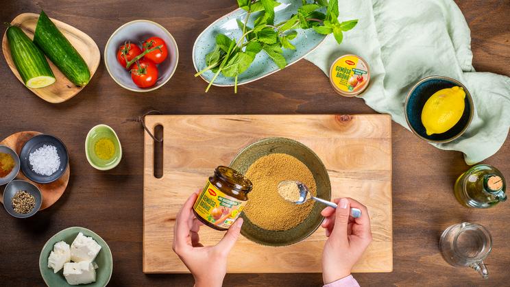 Couscous-Salat im Glas