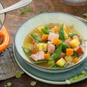 Grüner Bohneneintopf mit Kasseler