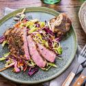 Schweinesteaks in Kräuter-Marinade vom Grill
