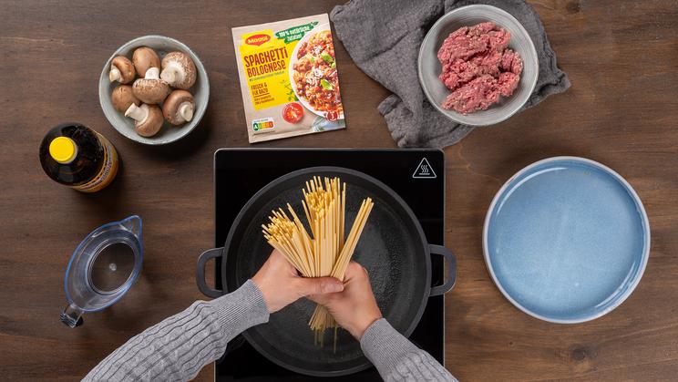 Bolognese mit Champignons