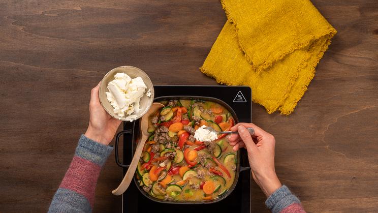 Hackfleisch-Gemüse-Pfanne