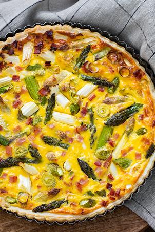 Spargel-Quiche