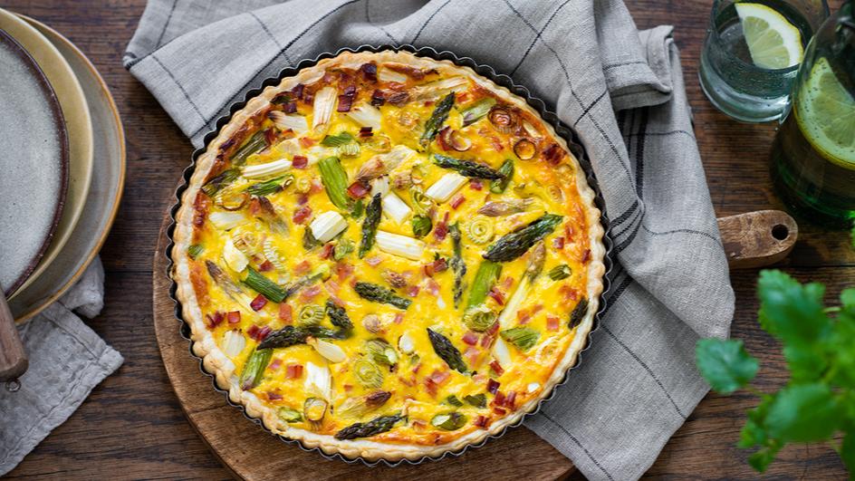 Spargel-Quiche
