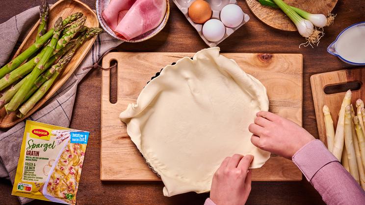 Spargel-Quiche