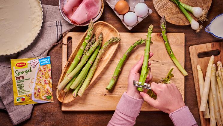 Spargel-Quiche