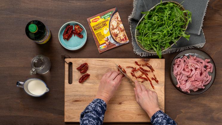 Kalbsgeschnetzeltes "Italia"