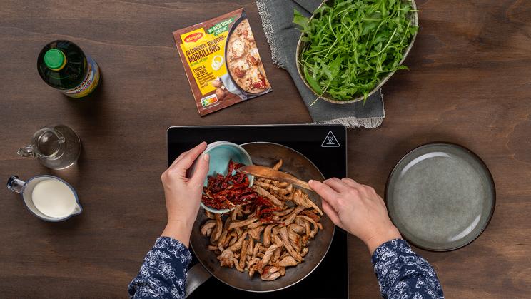 Kalbsgeschnetzeltes "Italia"