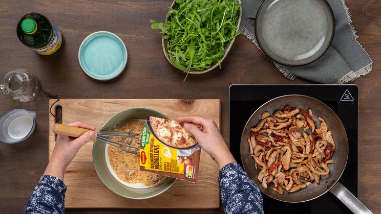 Kalbsgeschnetzeltes "Italia"