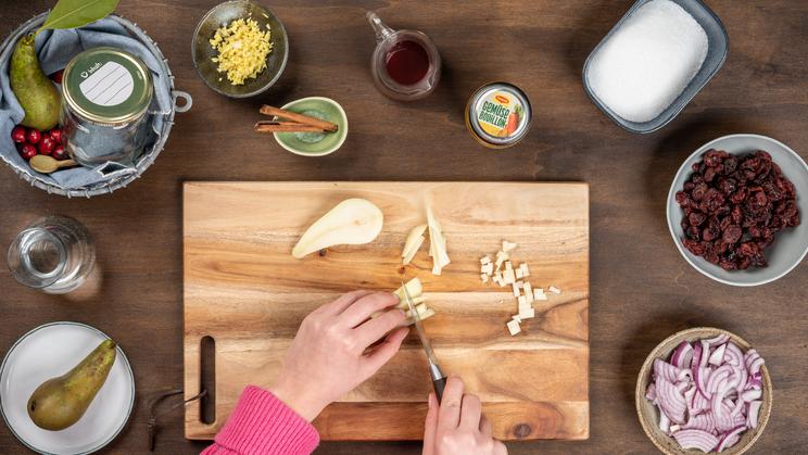 Cranberry-Birnen-Chutney