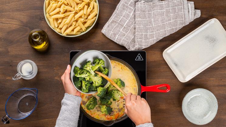 Broccoli-Pasta mit Hackfleisch
