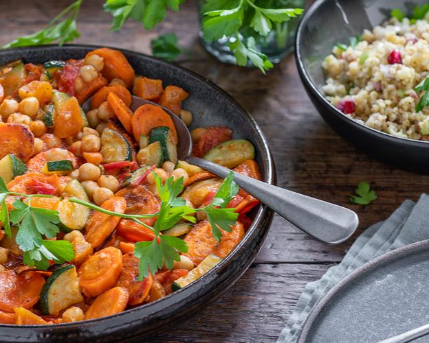 Kichererbsen Tajine Marrakesch