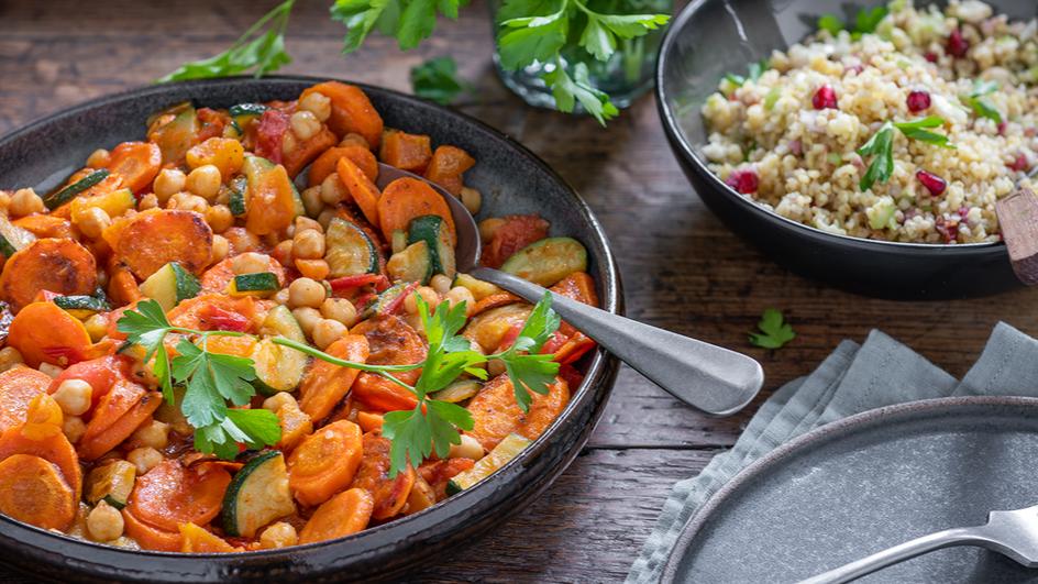 Kichererbsen Tajine Marrakesch