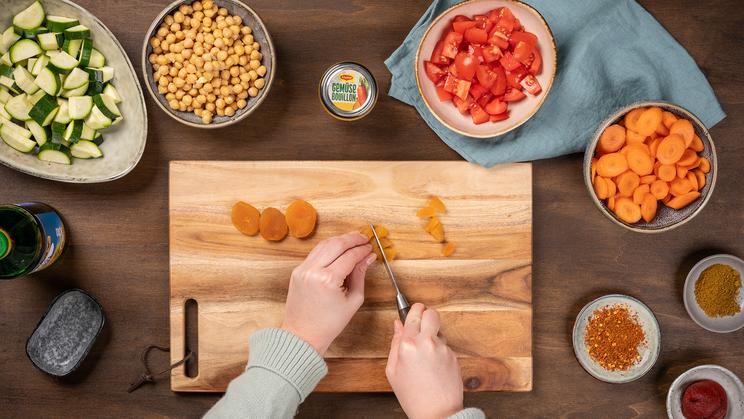 Kichererbsen Tajine Marrakesch