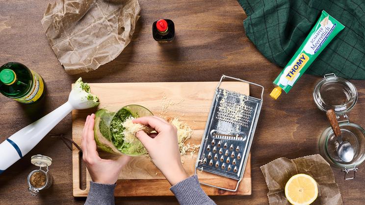 Radieschenblätter-Pesto