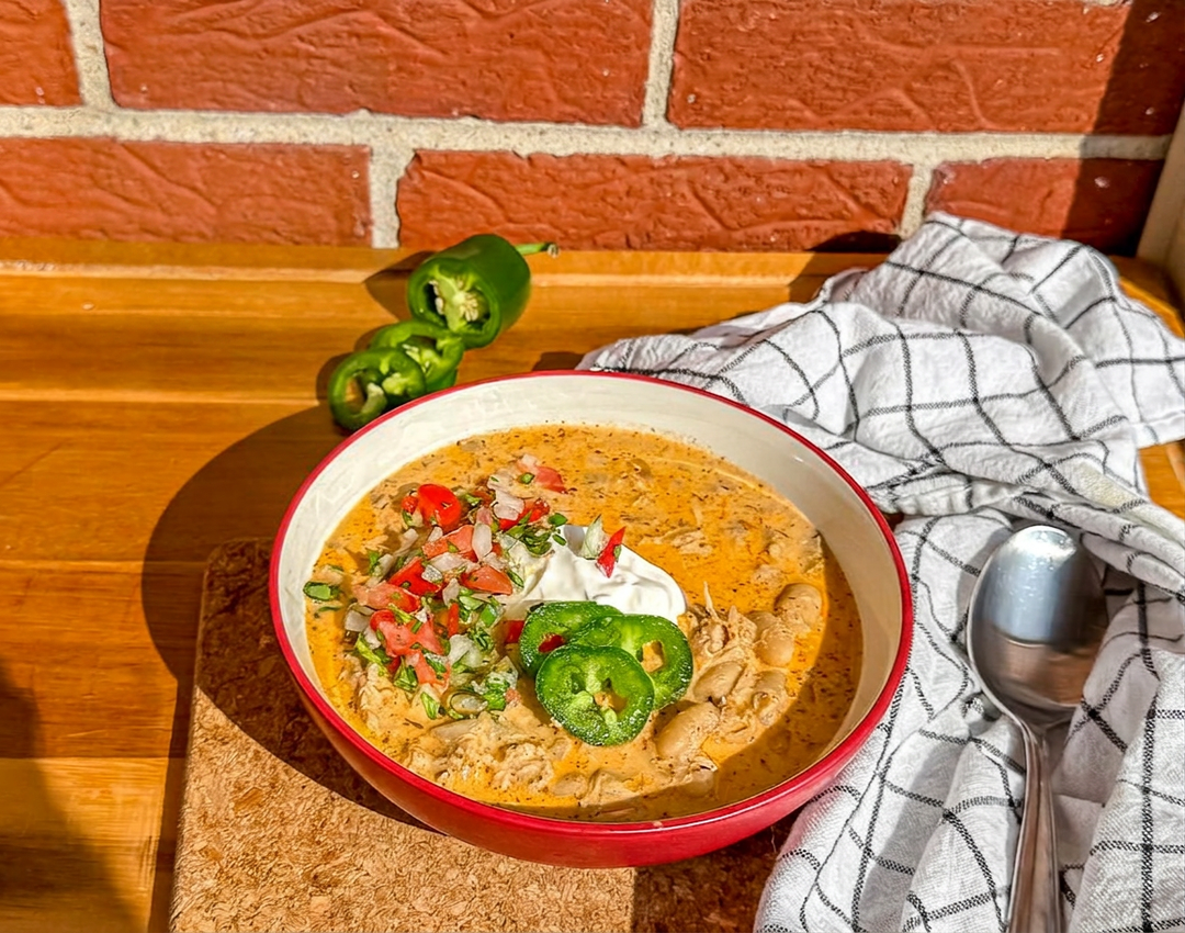 Kickin' White Chicken Chili