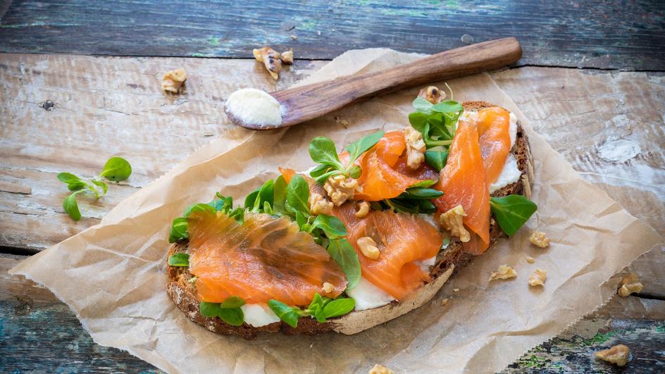 Lachs-Meerrettich Brot