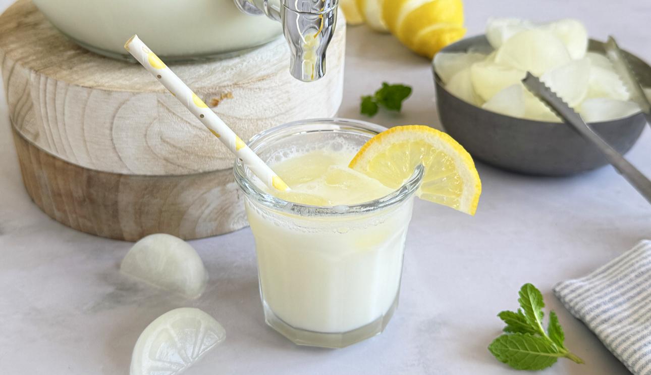 Limonada con leche condensada