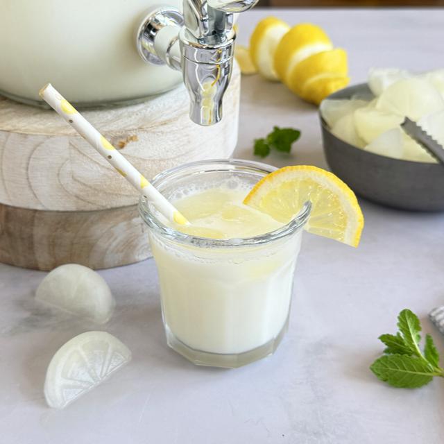 Postres de limón y leche condensada