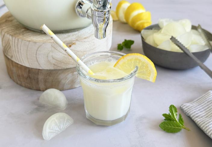 Limonada con leche condensada