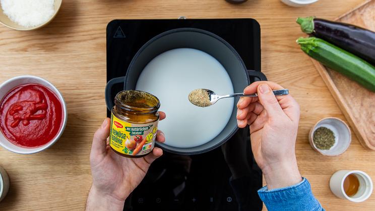 Polentaschnitten mit Ratatouille