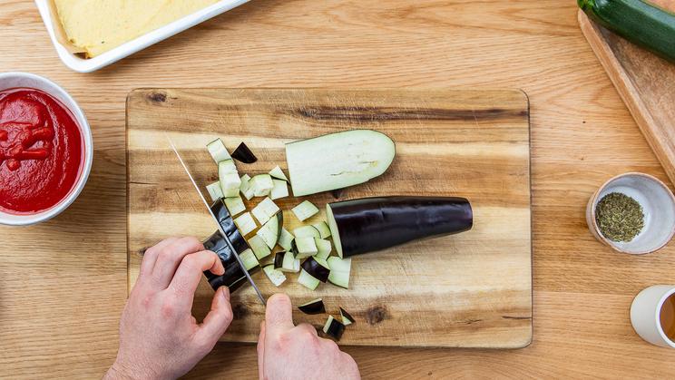 Polentaschnitten mit Ratatouille