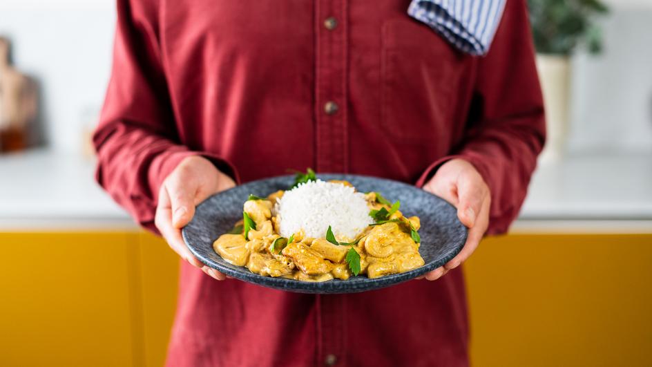 Curry-Hähnchen-Geschnetzeltes