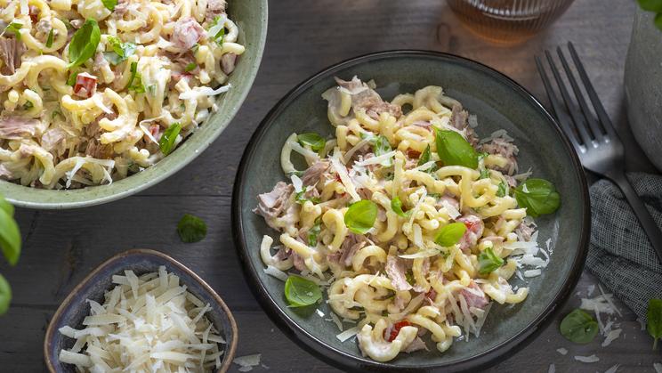 Mediterraner Nudelsalat mit Thunfisch