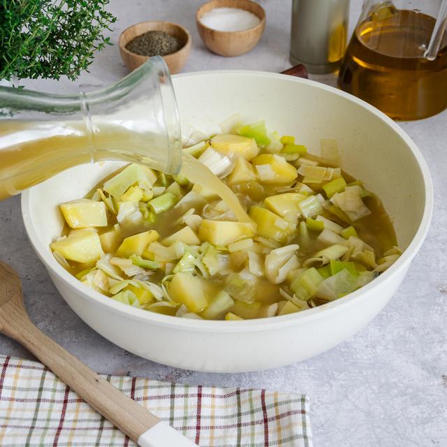 Vichyssoise IDEAL (crema fría de puerros)