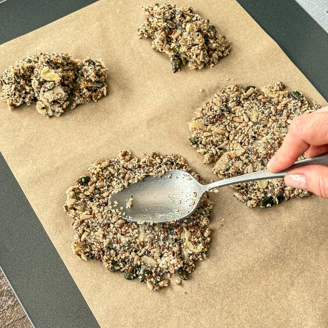 Galletas crujientes de semillas y chocolate